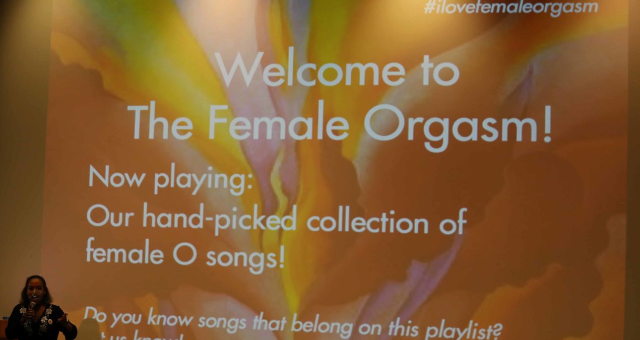 Annual female orgasm talk brings humor to touchy subject