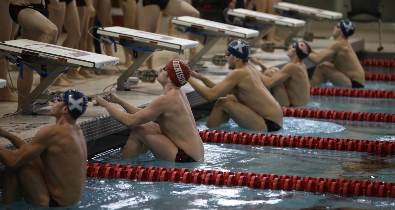 Big Red swim breaks records, defeats Division III rival Emory