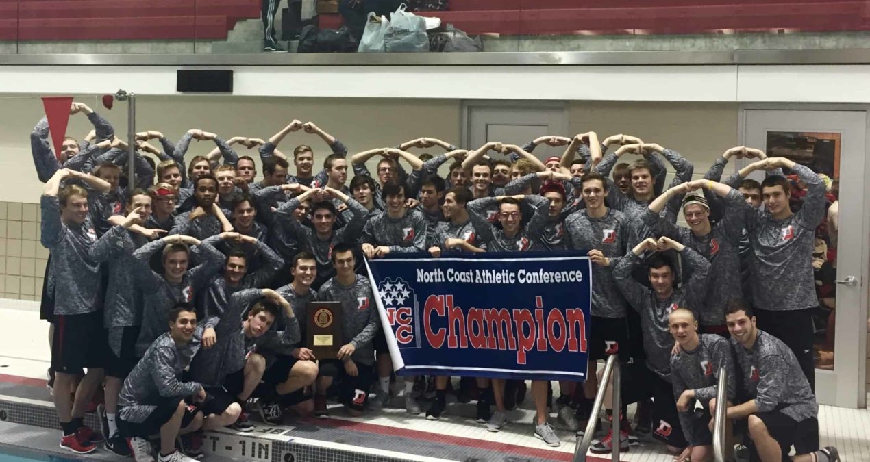 Men’s swimming and diving capture NCAC Championship