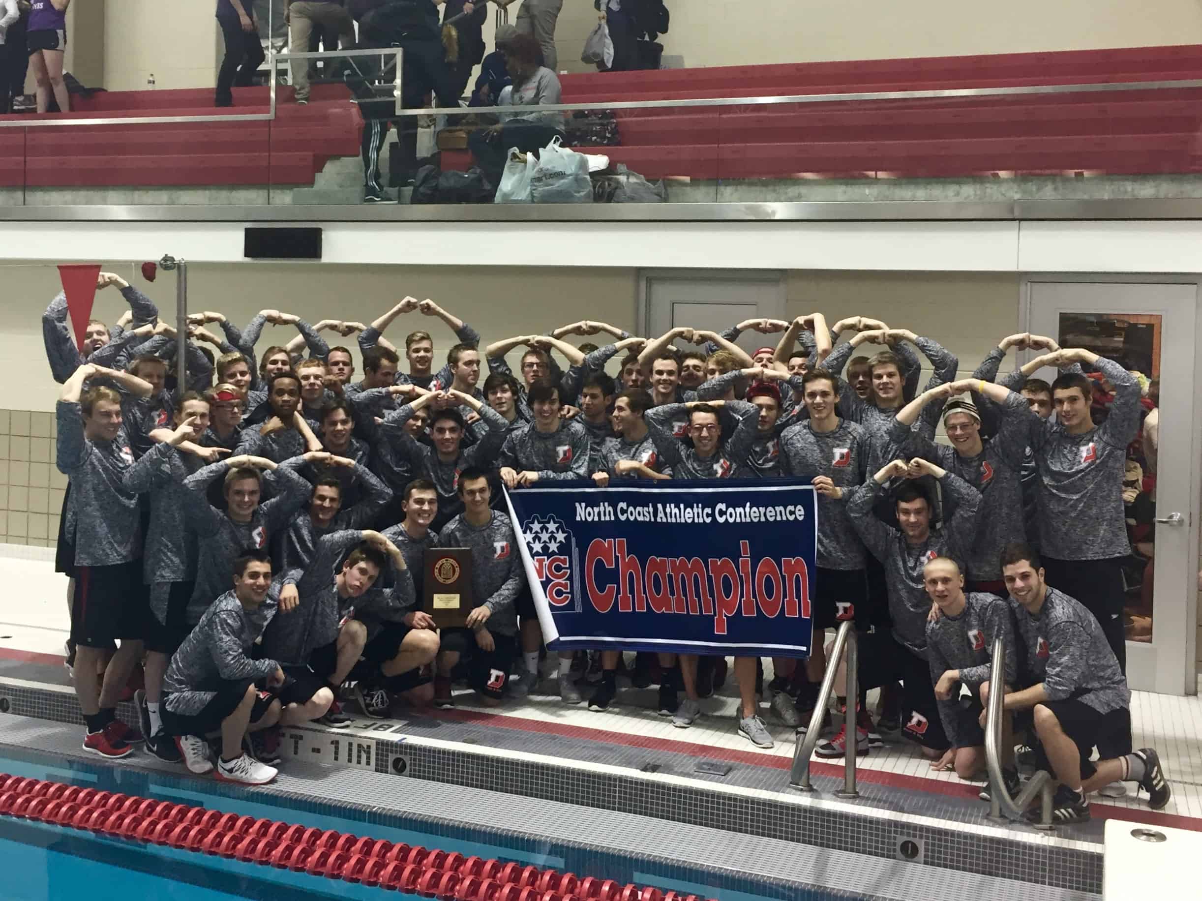 Men’s swimming and diving capture NCAC Championship The Denisonian