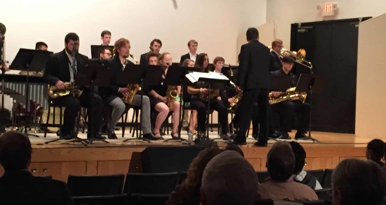 Jazz Ensemble performs with guest musicians for concert