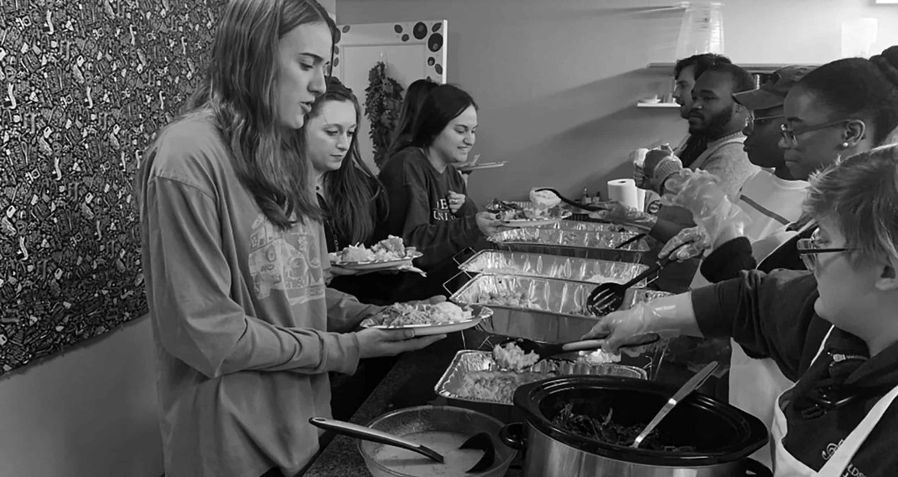 Thanksgiving Dinner held at the Open House