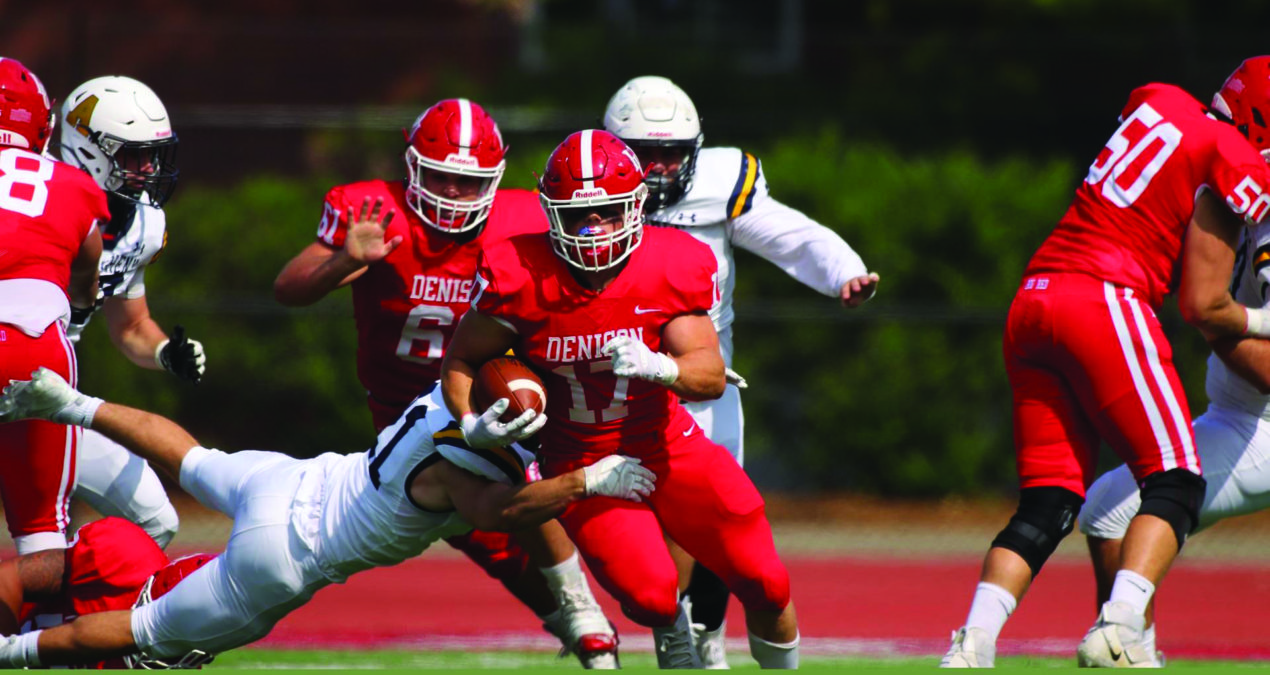 Big Red Football victorious in first home game