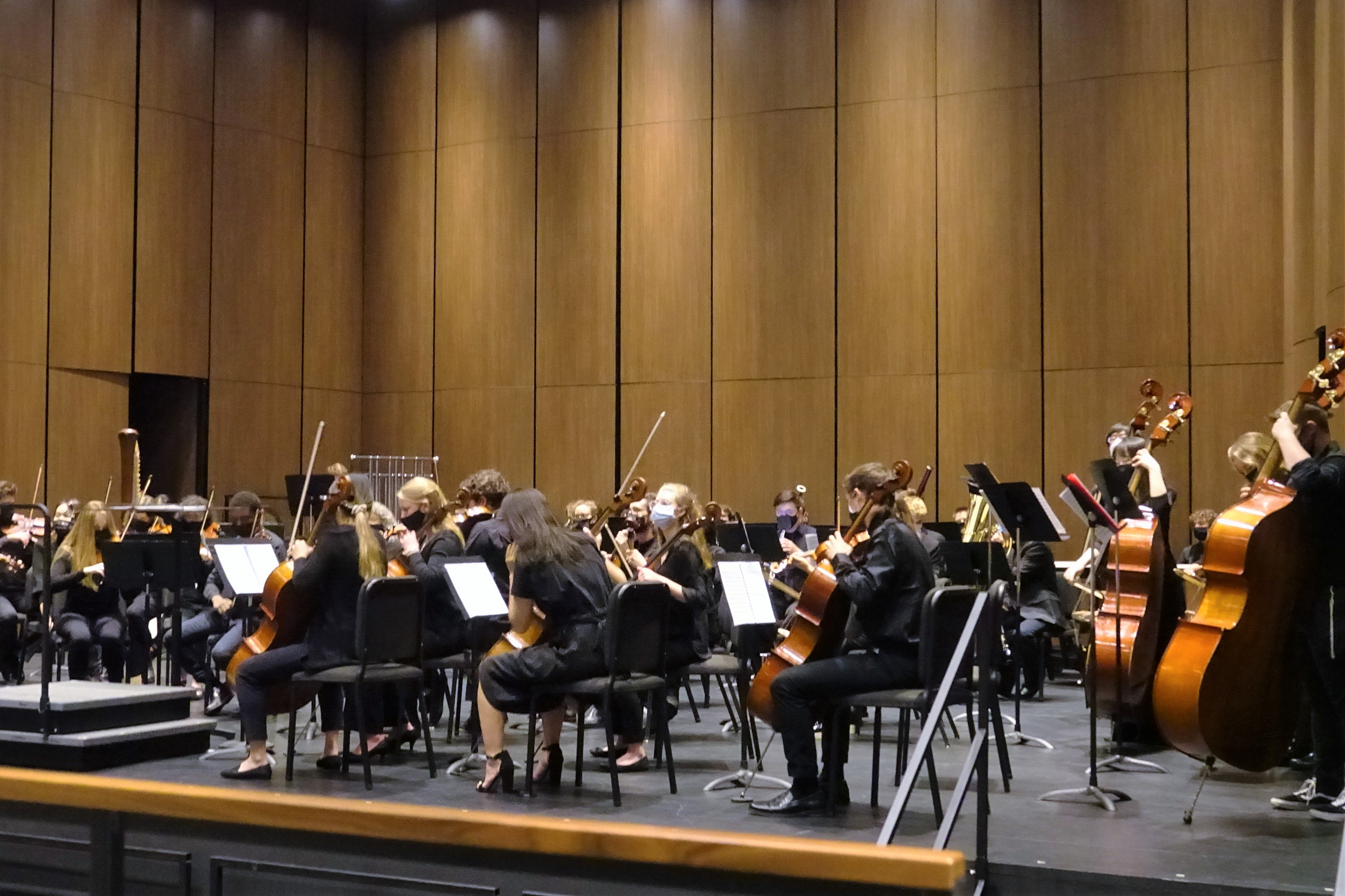 Photo essay: Fall Orchestra concert creates a cheery cacophony on campus