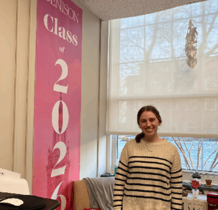 Valentine ‘21 offers first-hand experience to first-year students