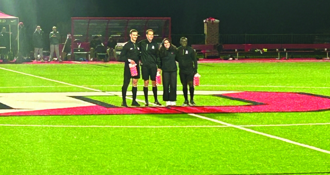 Student athletes give an “Official Thank You” to officials