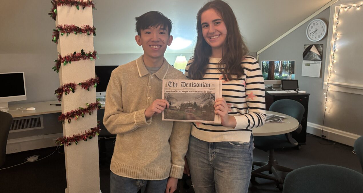 Editors-in-Chief Arianna Griffiths and Max Dolinh reflect on tenures with The Denisonian