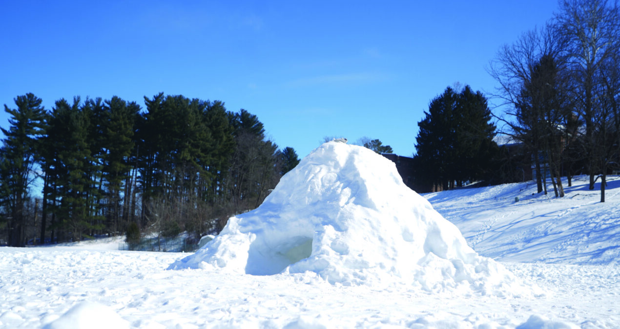 First snow day in four years brings almost a foot of snow