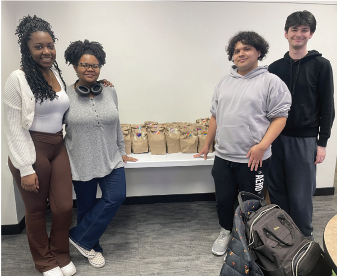 Outlook and BSU compile goodie bags for LGBTQ+ youth in Ohio