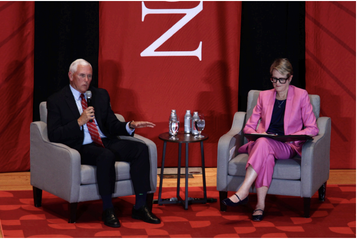 Former Vice President Mike Pence’s visit sparks conversation